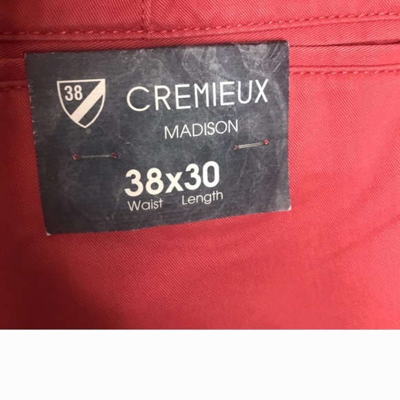 Cremieux Madison salmon chino pants casual size 38X30 - Picture 4 of 6